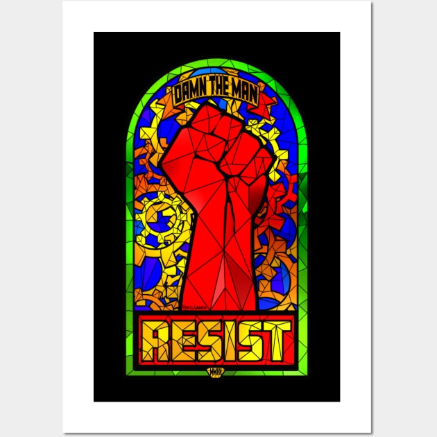 Resist Wall Art by Harley Warren